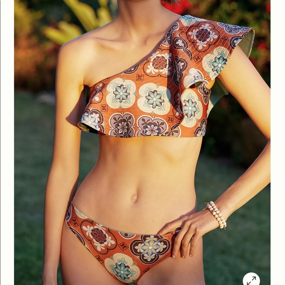 Juan de dios reversible bikini set: Terracota Mosaic - Mint - Picture 6 of 9